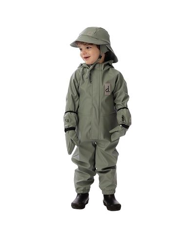 Deux Par Deux Deux par Deux Unisex Elastic Cuff One Piece Hooded Rain