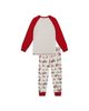 Deux Par Deux Deux par Deux Unisex Organic Cotton Christmas Top Pants Two Piece Pajama Set - 2