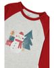 Deux Par Deux Deux par Deux Unisex Organic Cotton Christmas Top Pants Two Piece Pajama Set - 3