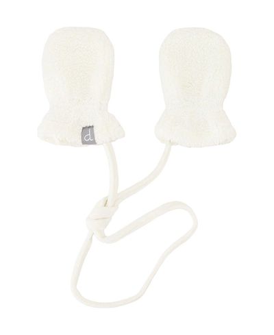 Deux Par Deux Deux par Deux Unisex Plush Fleece Soft Lined Attached String Mittens