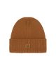 Deux Par Deux Deux par Deux Unisex Ribbed Knit Folded Cuff Logo Patch Hat - 1