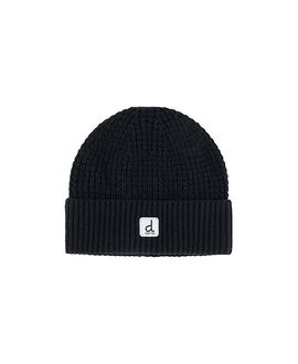 Deux Par Deux Deux par Deux Unisex Winter Ribbed Fleece Lined Rolled Cuff Knit Hat