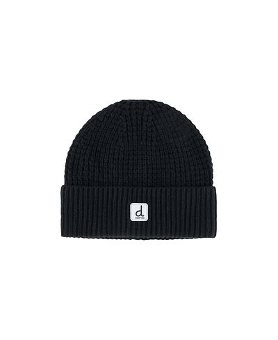 Deux Par Deux Deux par Deux Unisex Winter Ribbed Fleece Lined Rolled Cuff Knit Hat