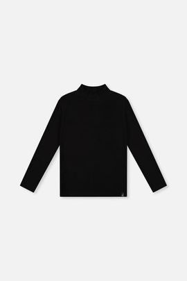 Deux par Deux Deux par Deux Vertical Rib Mock Neck Top