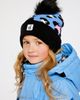 Deux par Deux Deux par Deux Winter Leopard Jacquard Fleece-Lined Pompom Knit Hat - 2