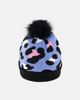 Deux par Deux Deux par Deux Winter Leopard Jacquard Fleece-Lined Pompom Knit Hat - 3