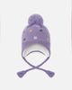 Deux par Deux Deux par Deux Winter Peruvian Embroidered Fleece-Lined Pompom Knit Hat - 1