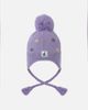 Deux par Deux Deux par Deux Winter Peruvian Embroidered Fleece-Lined Pompom Knit Hat - 2