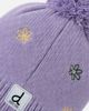 Deux par Deux Deux par Deux Winter Peruvian Embroidered Fleece-Lined Pompom Knit Hat - 3