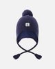 Deux par Deux Deux par Deux Winter Peruvian Fleece-Lined Pompom Knit Hat - 1