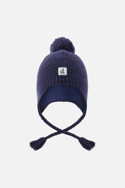 Deux par Deux Deux par Deux Winter Peruvian Fleece-Lined Pompom Knit Hat