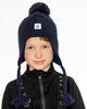 Deux par Deux Deux par Deux Winter Peruvian Fleece-Lined Pompom Knit Hat - 2