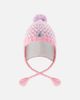 Deux par Deux Deux par Deux Winter Peruvian Pompom Braided Earflap Knit Hat - 1
