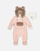 Deux par Deux Deux par Deux Woodland Creatures One Piece Romper & Neckwarmer Snowsuit - 1