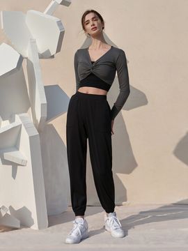 DEVIWEAR Oversize Jogger Leggings (Black)