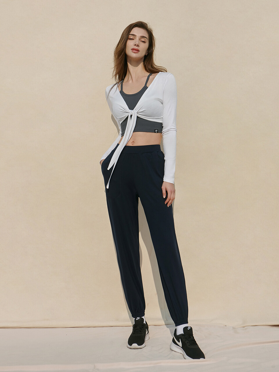 DEVIWEAR Oversize Jogger Leggings (Navy)