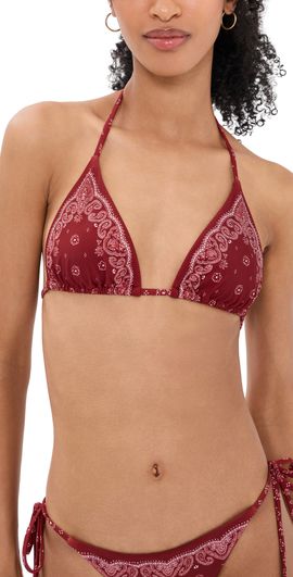 Devon Windsor Devon Windsor Elis Bikini Top Merlot