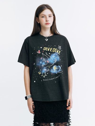 DEW E DEW E Space Top - Gray