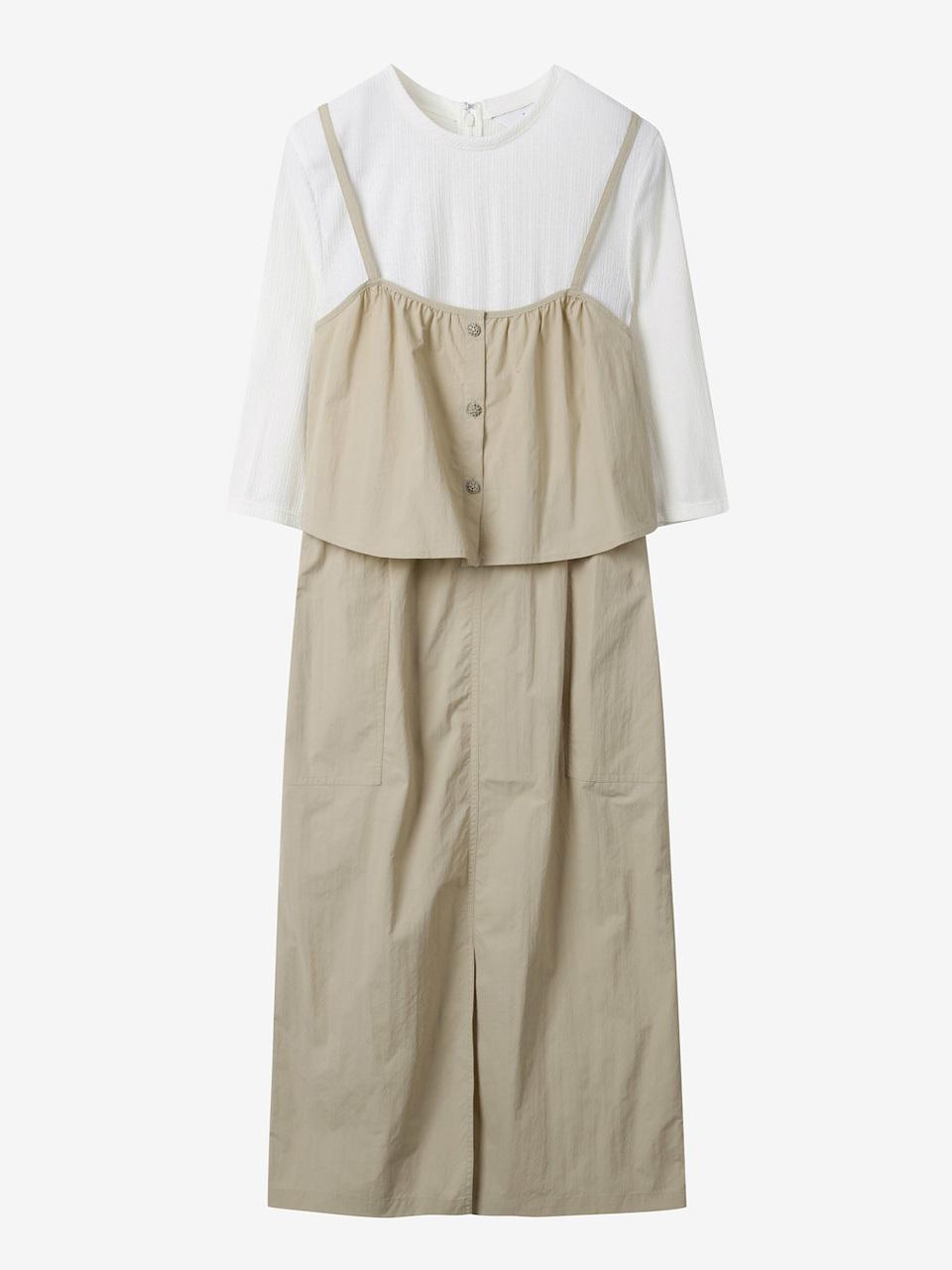 DEWL Bustier Layered Dress (DUEL) (L252PSE032) [BE]