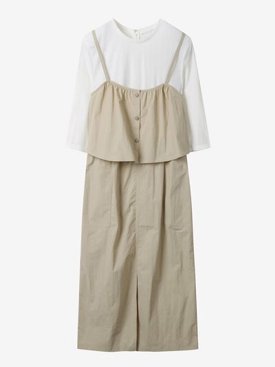 DEWL Bustier Layered Dress (DUEL) (L252PSE032) [BE]
