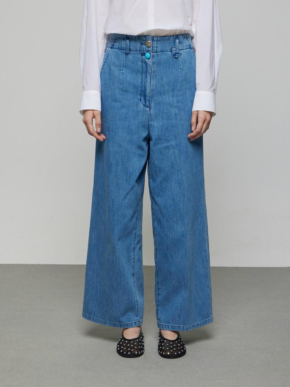 DEWL Collar Button Denim Pants (D252PSA442)