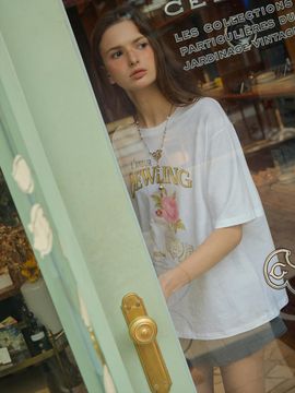 DEWL DEWLing L'amour Boxy T-shirt [White] (D252MSM107)