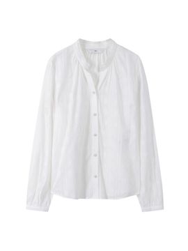 DEWL Diamond Pattern Blouse DUEL [White] (L251PSC014)