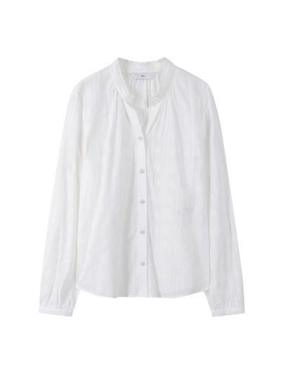 DEWL Diamond Pattern Blouse DUEL [White] (L251PSC014)