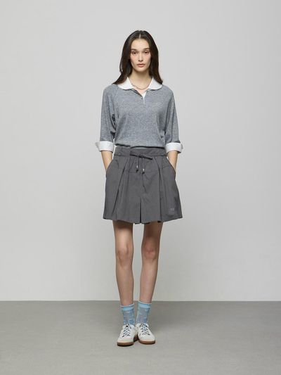 DEWL Drawstring Check Pattern Shorts [Gray] (D252MSA039)