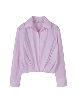 DEWL [DUEL] Beading Pointed BANDING Shirt [PK] (L251PSC015)