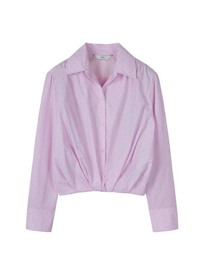 DEWL [DUEL] Beading Pointed BANDING Shirt [PK] (L251PSC015)