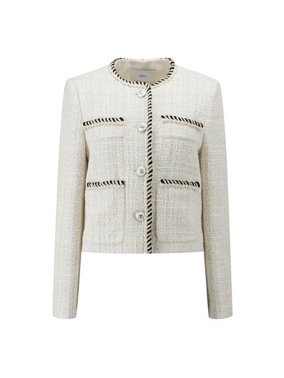 DEWL DUEL Color Mix Braid Tweed Blazer (L251MSF007)
