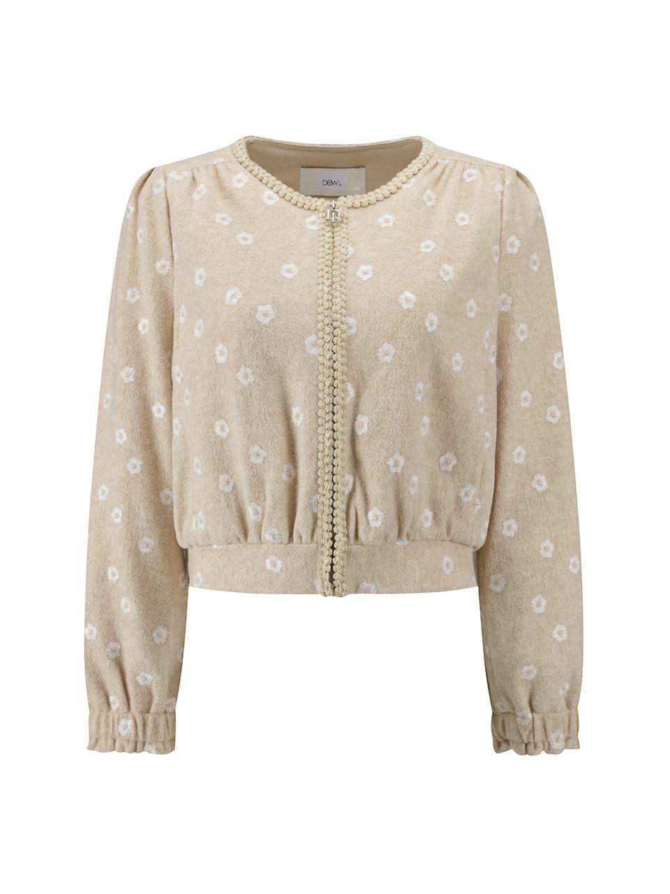 DEWL DUEL Flower Embroidered Casual Jacket [BE] (L251PSJ002)