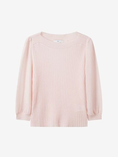 DEWL [DUEL] Round Neck 7/8 Sleeve Knit (L252KSK038)
