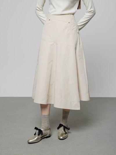 DEWL Flare Wrap Design Skirt (D251MSD201)