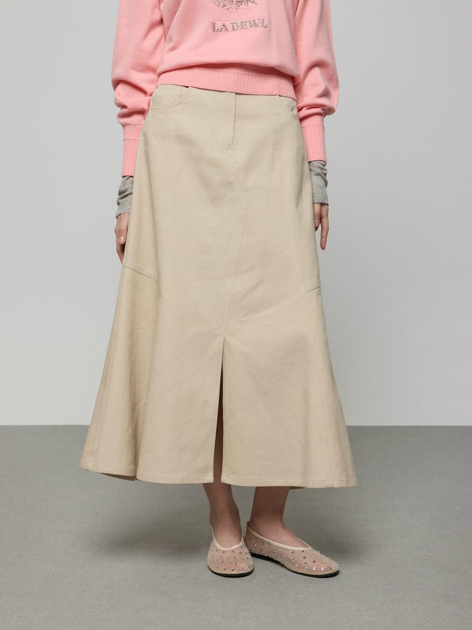 DEWL Mermaid Pigment Denim Skirt (D252MSD233)
