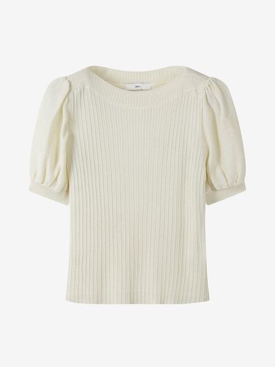 DEWL Puff Sleeve Knit Sweater (CR L252KSK031)