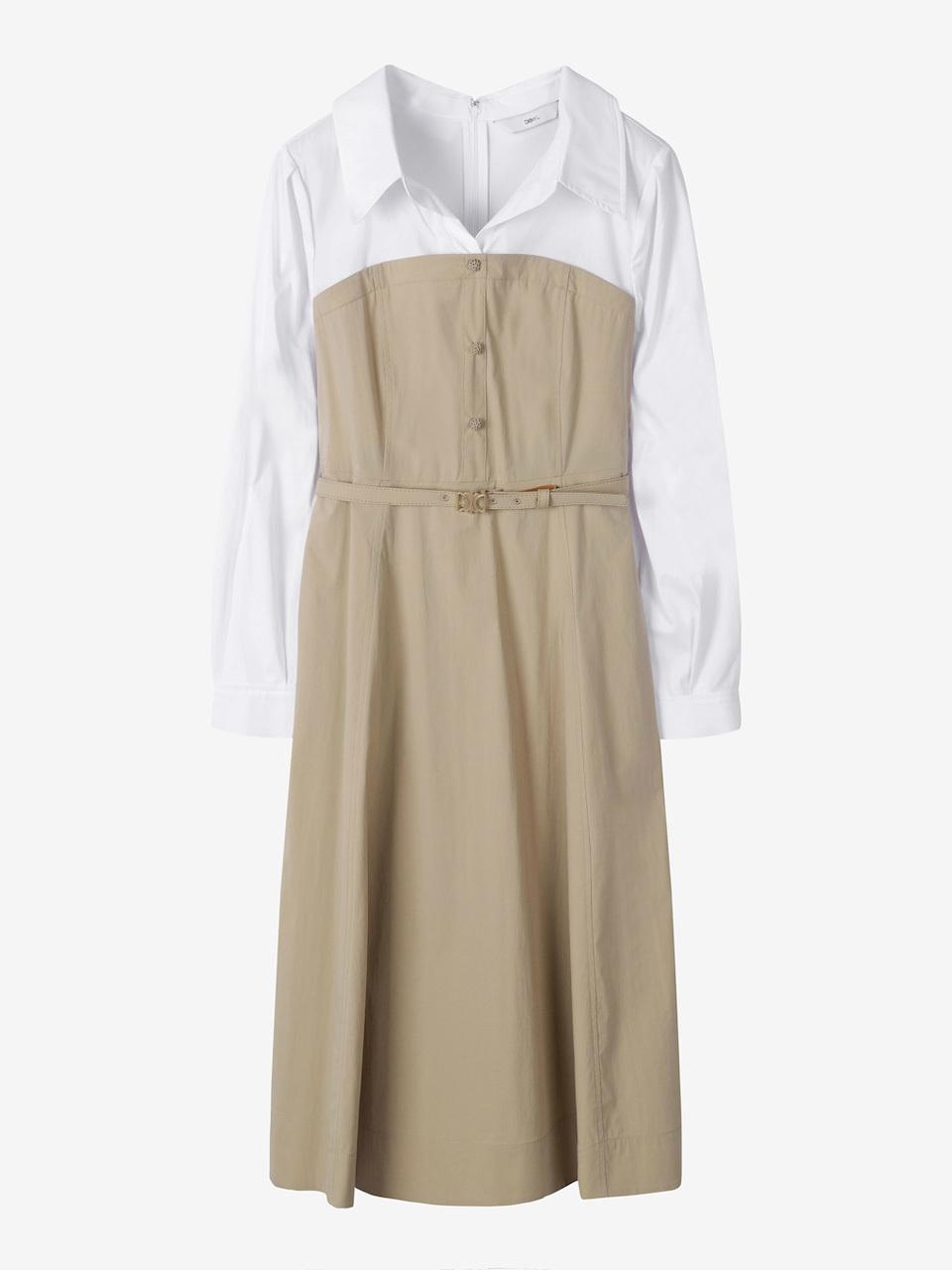 DEWL Shirt Layered Dress [BE] (L251PSE009)
