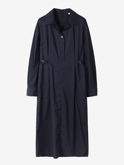 DEWL Side Strap Shirt-Style Maxi Dress (DN D252MSE040)