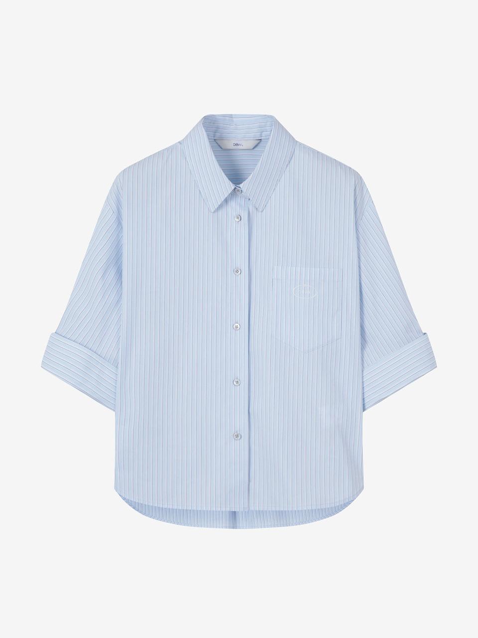 DEWL Turn-up Cuffs Pocket Shirt (D252MSC060)