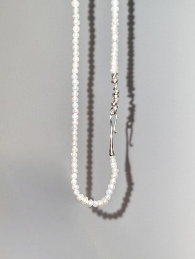 Dewy desert Vine Pearl Necklace