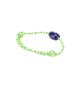 DEZSO BY SARA BELTRÁN DEZSO BY SARA BELTRÁN Cowry Bead Baguette Blue Sapphire Surf Cord Bracelet - 2