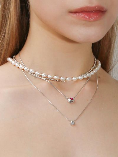 dfarbe 925 Sterling Silver Freshwater Pearl Adjustable Chain Necklace