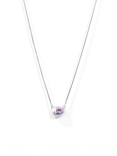 dfarbe Natural Teardrop Sterling Silver Necklace