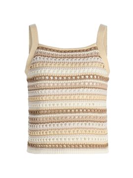 dh New York Women's Kimmy Striped Knit Top