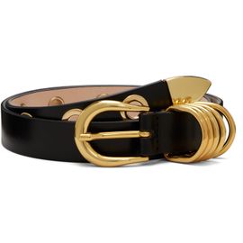 Déhanche Déhanche Black Hollyhock 10 Rivet Belt