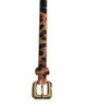 Déhanche Women's Mara Leopard Calf Hair Leather Belt - 3