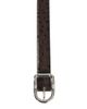 Déhanche Women's Mija Ostrich-Embossed Leather Belt - 2