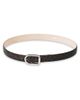 Déhanche Women's Mija Ostrich-Embossed Leather Belt - 3