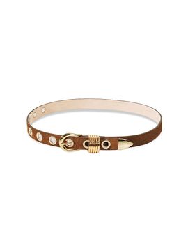 Déhanche Women's Rivet Suede Belt